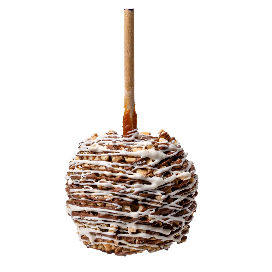 Almond Bear Caramel Apple