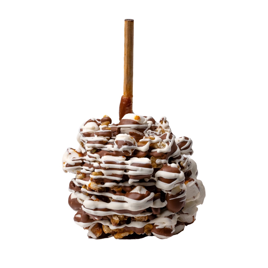 Rocky Road Caramel Apple